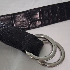 Ralph Lauren Black Leather Belt